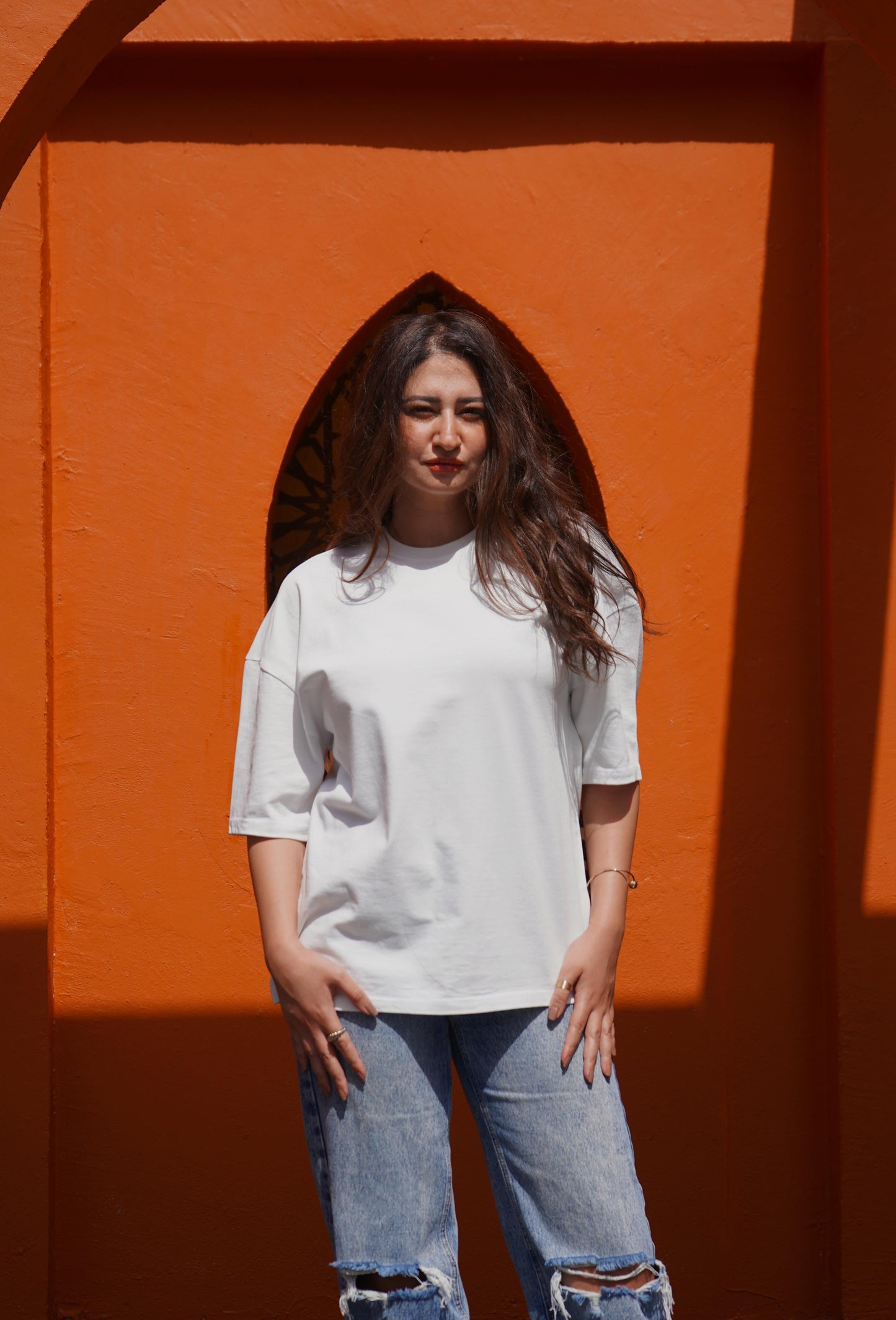Oversized Crystal Snow T-Shirt