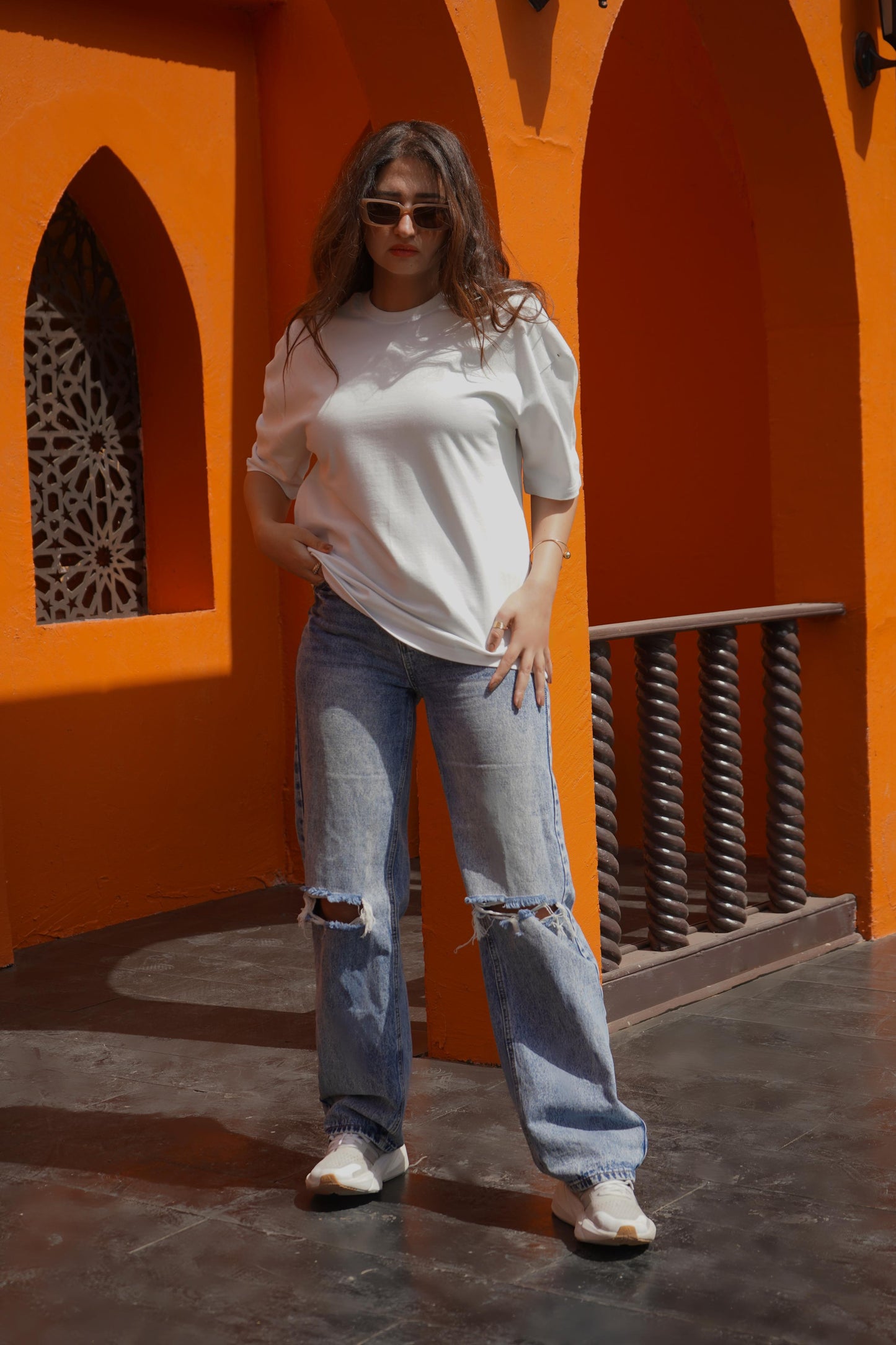 Oversized Crystal Snow T-Shirt